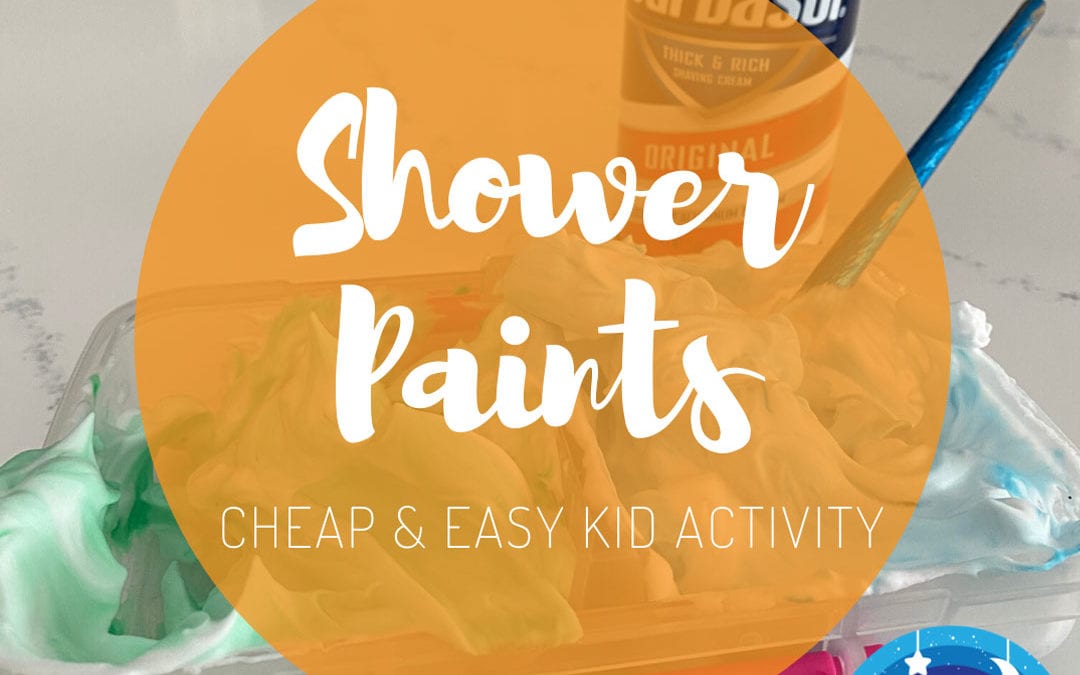 Shower Paints: Cheap & Easy (keep your kid busy) Activity